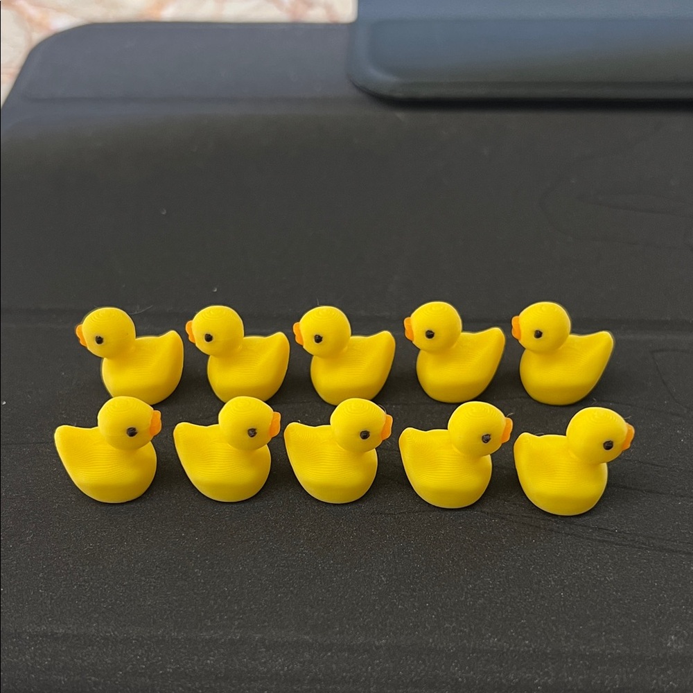 Tiny Yellow Ducks 10 pieces